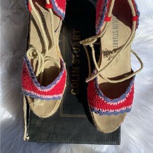 Colin Stuart Blue and Pink Wedges